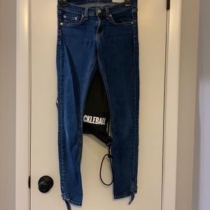 rag & bone /JEAN Stevie Ankle Tie -Capri Skinny Jeans…26